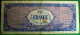 BILLET 50 Francs  VERSO FRANCE 1944   French Banknote  DEBARQUEMENT WW2 - 1944 Drapeau/Francia