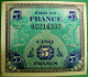 BILLET 5 Francs FRANCE 1944 DRAPEAU   French Banknote FRANCE  WW2 DEBARQUEMENT - 1944 Flag/France