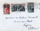 MONACO -N°277 + N°355 + 356 /ENVELOPPE NON CLOSE POUR LYON -TARIF IMPRIME DU 6-1-49 -Cà D 2-VII-51 - Poststempel