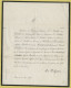 Baron D'Anthès Tué En 1855 à Sébastopol Guerre De Crimée + Paire N° 12 D'Avallon Sur Son Faire-part De Décès Voir Suite - 1849-1876: Classic Period