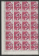 JAPON N° 677 En Bloc De 20 Avec Coin De Feuille Neufs ** (MNH) Cerisiers Cherry Tree Qualité TB. - Unused Stamps