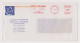 France 1983 Airmail Window Cover With Advertising Machine EMA METER Stamp Cachet, Sent Abroad (66859) - Storia Postale