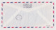 France 1983 Airmail Window Cover With Advertising Machine EMA METER Stamp Cachet, Sent Abroad (66857) - Lettres & Documents