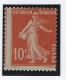 N° 138 Neuf ** Piquage à Cheval (voir Scan Recto Verso) - Unused Stamps
