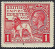 GREAT BRITAIN 1924 KGV 1d Scarlet British Exhibition SG430 MH - Ungebraucht