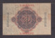 GERMANY - 1914 20 Mark Circulated Banknote As Scans - 20 Mark