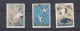 Chine 1962 Grue Sacrée / Crane . Série Complète 3 Timbres Neufs - Nuovi