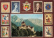 TIMBRES - Liechtenstein - La Reine D'Angleterre- Colorisé - Carte Postale Ancienne - Timbres (représentations)