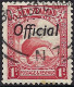 NEW ZEALAND 1936 KEVIII 1d Scarlet "Official" Die II SGO121 Fine Used - Gebraucht