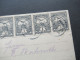 Ungarn Feldpost 1.WK 1916 Dienstgrad: Musiker Mit Zensurstempel / Frankiert Mit 5er Streifen 1 Filler Marken - Storia Postale