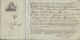 1817 CONNAISSEMENT BILL OF LADING De Bordeaux Pour Anvers Cargaison ALCOOL « Trois Six » V.SCANS - 1800 – 1899