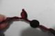 Delcampe - Neuf - Collier Triple Rang Créateur Style Boho Bohême Perles En Soie Rouge Foncé Grenat - Collares/Cadenas