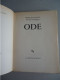 Les Editions De Minuit - Pierre Jean Jouve - ODE - 1950 - E.O. Sur Papier Alfa No 2057 - Franse Schrijvers