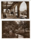 2 Real Photo Postcards, Yorkshire, Scarborough, North Bay, Shelter And Bathing Pool, Forge Valley. - Scarborough