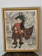 1964 CYRANO DE BERGERAC AQUARELLE OU GOUACHE AVEC SIGNATURE CADRE 20 X 16 CM - Acquarelli