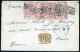 Cover 1858, Lettera Da Napoli Il 17.4 Per Parigi (Francia) Affrancata Tricolore Con 5 Gr. Rosa Brunastro I Tavola, 10 Gr - Nápoles