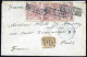 Cover 1858, Lettera Da Napoli Il 17.4 Per Parigi (Francia) Affrancata Tricolore Con 5 Gr. Rosa Brunastro I Tavola, 10 Gr - Naples