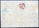 Cover 1860, Trinacria, Circolare (senza Alette) Da Napoli Il 27.11 Per Sant' Agata Affrancata Con ½ T. Azzurro Vivo, Fir - Naples