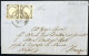 Cover 1862, Lettera Del 12.8.1862 Da Lucera A Firenze, Affrancata Con Due Esemplari Dell'un Grana Grigio Scuro, Entrambi - Napels