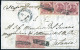 Cover 1860, Lettera Da Napoli 19 Aprile 1860 Viaggiata Coi Vapori Per Catania Affrancata Per 46 Grana Con Tre Esemplari  - Neapel