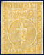 * 1853/55, 5 C. Giallo Arancio, Nuovo Con Gomma Originale, Cert. A Diena, Sass. 6 / 35000,- Michel 6a - Parma