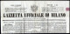 Cover 1853/57, Serie Completa 2 Valori, Non Timbrati, Il 6 C. Rosa Vivo Su Giornale (firmata AD) E Il 9 C. Azzurro Su Pa - Parme