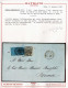 Cover 1859, Lettera Da Perugia Del 21.4 Per Roma Affrancata Con 5 B. Rosa Chiaro E 7 B. Azzurro Con Bordo Di Foglio In A - Etats Pontificaux