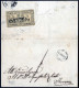 Cover 1859, Lettera Da Cento (SD Punti 6) Il 20.9 Per Ferrara Affrancata Con Coppia ½ B. Giallo Paglia, Firmata AD, Rayb - Romagne