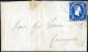 Cover 1852, Lettera Da Torino Del 28.7 Per Milano Affrancata Con 40 C. Rosa, Firmata AD E Raybaudi, Cert. Enzo Diena, Sa - Sardinië
