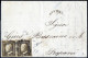 Cover 1859, Lettera Per Trapani Da Palermo 9 Agosto 1859 Affrancata Con Gr.1 Bruno Ruggine 1a Tavola Posizione 43 + Gr.1 - Sizilien