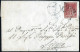 Cover 1852, Lettera Per Siena Affrancata Con 1 Cr. Carminio, Isolato Filigrana 2, Cert. Raybaudi, Sass.12 / 37500,- - Toskana