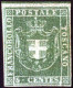 * 1860, Stemma Di Savoia, 5 C. Verde, Nuovo Con Gomma Originale, Cert. Enzo Diena, Linea Di Riquadro Superiore, Sass. 18 - Toskana