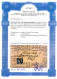 Cover 1851, Blauer Merkur 0,6 Kreuzer In Type IIc Auf Kompletter Schleife Entwertet Mit Dem Zierovalstempel HOF / FRANCO - Dagbladen