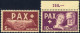 ** 1945, Pax, Komplette Serie 13 Werte Postfrisch, Mi. 447-459 - Sonstige & Ohne Zuordnung