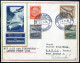 Cover 1936, LZ. 129, (1., 9., 12., 20. Und 20. Südamerikafahrt), 4 Briefe Und 1 Karte Der Olympiafahrt, Drei Nach Bahia, - Other & Unclassified