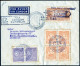 Cover 1932/35, "1. Südamerikafahrt 1932 Und 1935", Zwei Eingeschriebene Briefe Von Paraguay Frankiert über 27 $. Und 26, - Paraguay