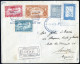 Cover 1933, "1. Südamerikafahrt 1933", 2 Eingeschriebene Briefe Von Paraguay Nach Frankfurt A.d. Oder Frankiert über 27  - Paraguay