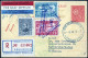 Cover 1933, "4. Und 6. Südamerikafahrt 1933", Eingeschriebener Brief Und Karte Von Paraguay Frankiert über 27 $. Und 26, - Paraguay