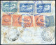 Cover 1933, "4. Und 6. Südamerikafahrt 1933", Eingeschriebener Brief Und Karte Von Paraguay Frankiert über 27 $. Und 26, - Paraguay