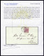 Cover 1850, Lettera Da Sanguinetto Del 21.11 Per Padova Affrancata Con 15 Cent. Rosso Carminio Vivo Carta A Mano I Tipo, - Lombardo-Venetien