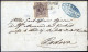 Cover 1850, Lettera Da Mantova (Cor. Punti 7) Del 3.6.1850 Terzo Giorno D'uso Per Padova Affrancata Con 30 Cent. Bruno I - Lombardije-Venetië