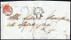 Cover Cremona T.R., (Punti 10), Lettera Del 5.10.1853 Per Pozzolo (indirizzo Ritagliato) Affrancata Con 15 Cent. Rosso I - Lombardo-Vénétie