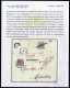 Cover Viadana, (C1 + RACC. Punti 4+10), Lettera Raccomandata Del 9.9.1856 Per Mantova Affrancata Con 15 Cent. Rosso Verm - Lombardo-Venetien