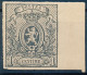 [** SUP] N° 22, 1c Gris, Belles Grandes Marges Et Bord De Feuille. Fraîcheur Postale - Certificat Photo. LUXE - Cote: 13 - 1866-1867 Coat Of Arms