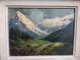 Tableau Paysage De Montagne Signé Paul Wolf - Olieverf