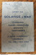 1964 Calendrier / Carte Parfumée, Parfums Chemary, Espace, Parmain, 3, Place Clémenceau, L'Isle Adam - Antiquariat (bis 1960)