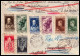 Vatikan 1937: Einschreiben  | Flugpost, R-Zettel, Unikat | Citta Del Vaticano, Karlsbad - Briefe U. Dokumente
