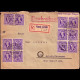 Alleiierte Besetzung 1946: Brief, Einschreibebrief Einzelfrankatur | Portostufen, Oberrand, Fernbrief | Varel, Gstadt - Libia