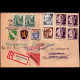 Alleiierte Besetzung 1948: Brief, Nachnahme-Einschreiben Mischfrankatur Von Zwei Zonen Ländern | Portostufen, Nachnahme, - Libyen