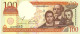 DOMINICAN REPUBLIC P171a 100 PESOS 2001 Signature 40 #BR000065   UNC. - Dominicana